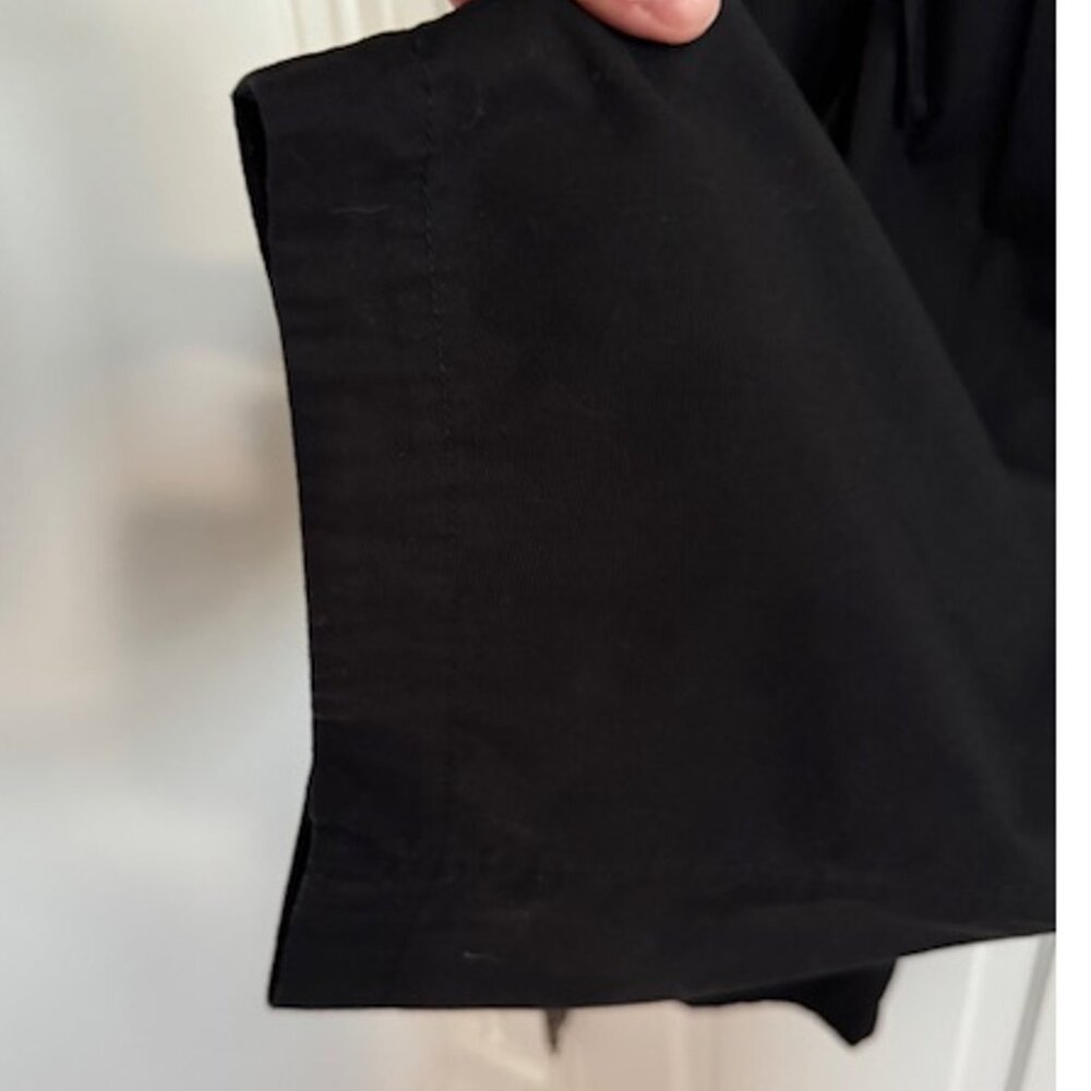 COS Drawstring Black Pants, Size Medium - image 4